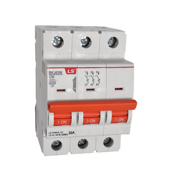 Автоматичен прекъсвач 3P 32А BKJ63N, C, 6kA LS Electric