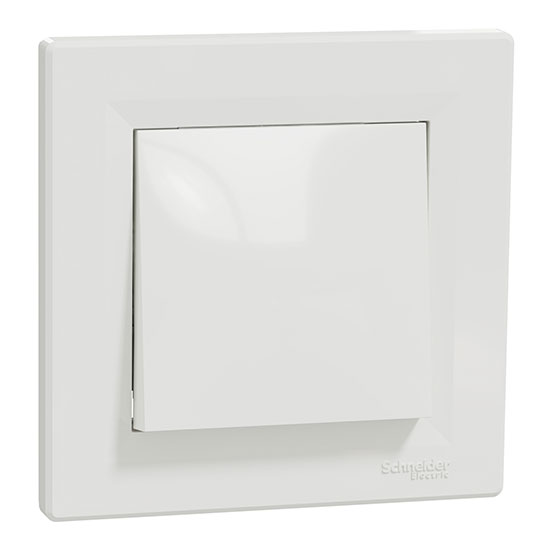 Девиаторен ключ, 10AX безвинтов монтаж, бял EPH0400121, Schneider Electric 