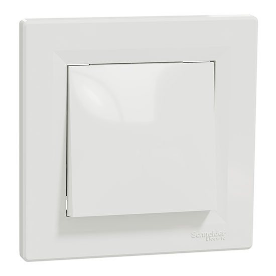 Еднополюсен ключ, 10AX, безвинтов монтаж, бял, EPH0100121, Schneider Electric