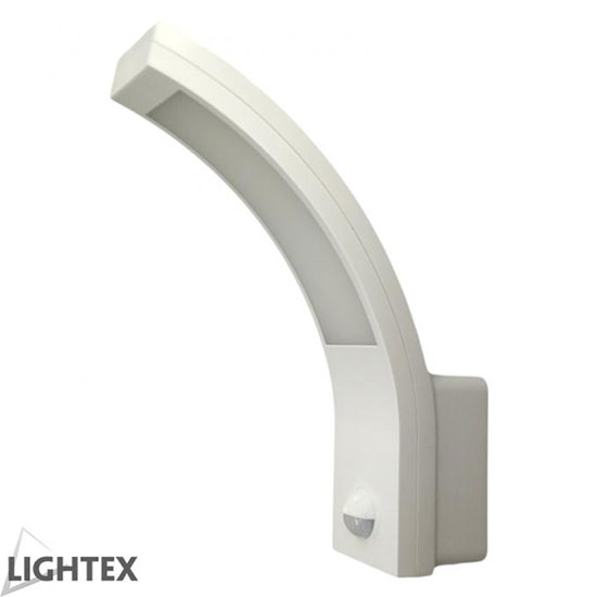 Lightex LED аплик със сензор за движение 140' 10W 4000К 9м IP54 