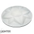 Lightex LED плафон CIRCON бял, димируем, 3000K-6500K
