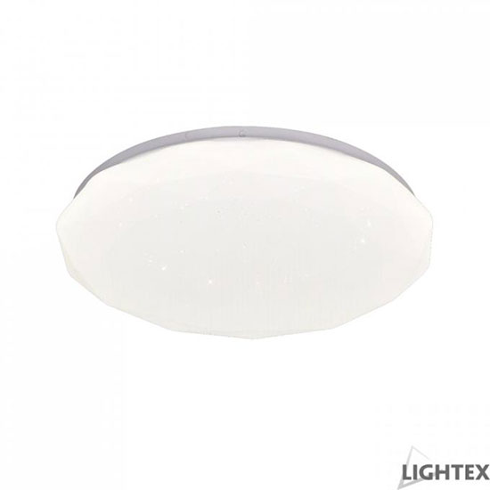 Lightex LED плафон DIAMOND 18W 4000K Ф300mm IP44 