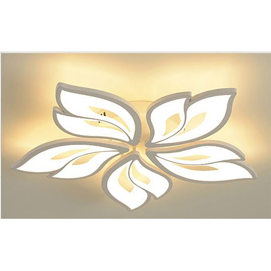 Lightex LED Полилей STELLA с дистанционно 63W 3000К-6500К 3780lm 220V 620x620x90mm