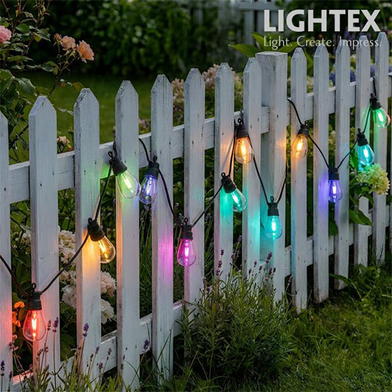 LED соларно въже с 10бр. ROBY различни цветове 2W