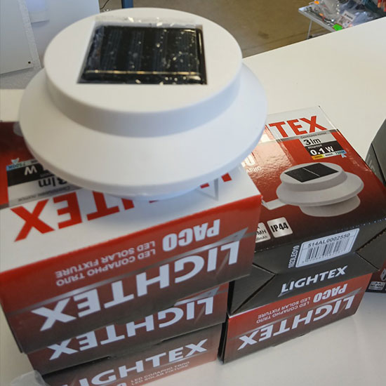 LED соларно тяло PACO 0.1W 7500K 2.5lm IP44 батерия AA 
